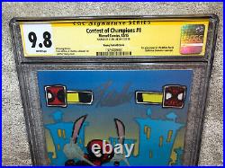 Deadpool 1 Conquest of Champions CGC SS 9.8 Stan Lee Young Video Game Variant