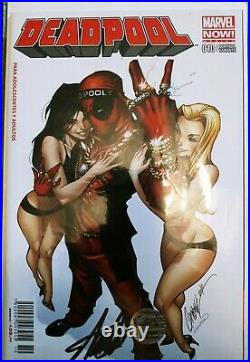 Deadpool #10. Mexico variant Siege #3. Signed by STAN LEE with hologram sticker