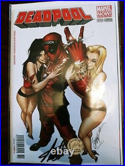 Deadpool #10. Mexico variant Siege #3. Signed by STAN LEE with hologram sticker