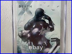 Death Of X 1 (2016) Cgc Ss 9.6 Mike Choi Black Bolt Variant Signed By Stan Lee