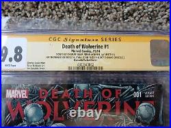 Death of Wolverine #1 CGC 9.8 Signed by Stan Lee, Soule, Mcniven, Ponsor ++ HOT