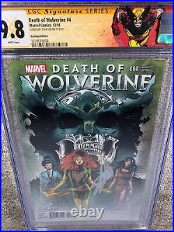 Death of Wolverine 4 CGC SS 9.8 Stan Lee Hastings Variant 12/14 Custom Label