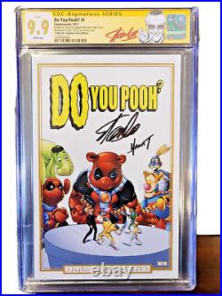 Do You Pooh #1 Cgc Mint(9.9) Signed By Stan Lee & Marat Mychaels X-men #4 Ss