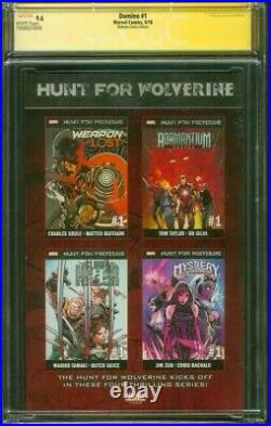 Domino 1 CGC 9.6 SS Stan Lee Signed Deadpool X Force Midtown Variant 2018 Cover