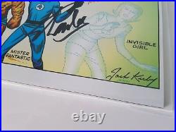 Fantastic Four # 1 Jack Kirby Gem Variant Signed by STAN LEE with COA 2018