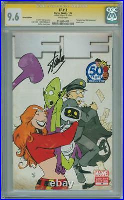 Ff #12 Stan Lee Young Variant Cgc 9.6 Signature Series Signed Fantastic Four
