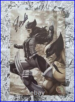GENERATIONS WOLVERINE #1 ARTGERM FAN EXPO VIRGIN VAR. SIGNED STAN LEE WithCOA