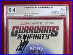 GUARDIANS OF INFINITY #1 PGX 9.4 NM Groot Variant signed STAN LEE! +CGC