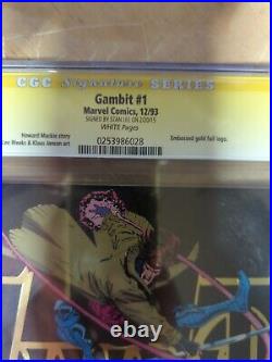 Gambit #1a Graded 9.8 CGC Signature Series Signed by Stan Lee 0253986028