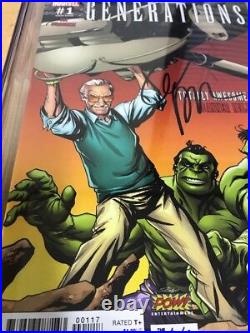 Generationsbanner& Totally Awesome Hulk #1 Stan Lee Variant Cgc 9.8 Greg Pak Ss