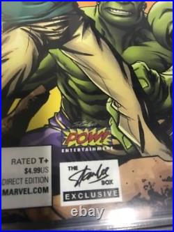 Generationsbanner& Totally Awesome Hulk #1 Stan Lee Variant Cgc 9.8 Greg Pak Ss
