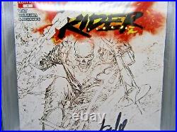 Ghost Rider #1 CGC 9.8 SS Sketch Variant Signed by Stan Lee, 1/29/2012, New Case
