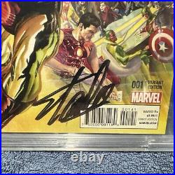 Graded 9.4 Superior Iron Man #1 75th Anniversary Signed Stan Lee In 2015