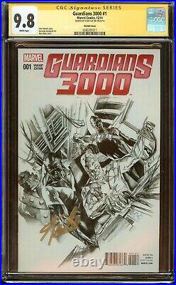 Guardians 3000 #1 CGC 9.8 Signed Stan Lee Sketch Variant 2014