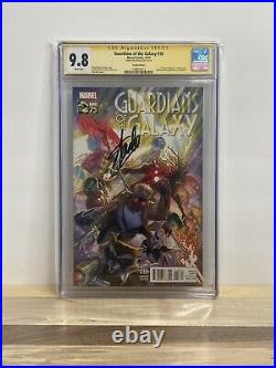 Guardians Of The Galaxy #18 Cgc 9.8 Alex Ross Color Variant (stan Lee Signed)