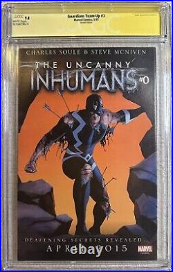 Guardians Of The Galaxy Team Up #3 CGC SS 9.8 Signed Lee Pace Ronin Variant