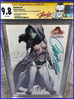 Guardians of Galaxy 1 CGC 2XSS 9.8 Stan Lee Campbell Gamora Ed A Variant 2/17