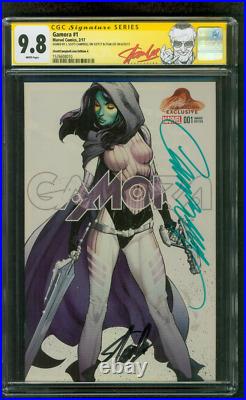 Guardians of Galaxy 1 CGC 2XSS 9.8 Stan Lee Campbell Gamora Ed A Variant 2/17