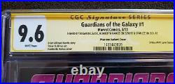 Guardians of the Galaxy 1 CGC 9.6 Delgado, Ramos, Stan Lee Sign Phantom Variant
