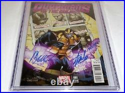 Guardians of the Galaxy #1 CGC SS Signed Autograph 9.8 STAN LEE Phantom Variant