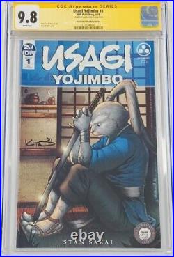 IDW Usagi Yojimbo #1 Excelsior Exclusive Autograph Signed Alex Kotkin CGC 9.8 SS
