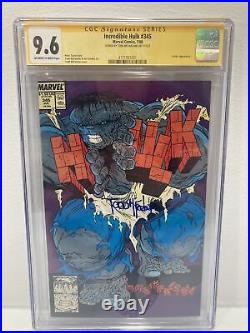 Incredible Hulk 345 CGC 9.6 SS Todd McFarlane OWithW Signed Signature
