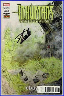 Inhumans Once & Future Kings 2 STAN LEE SIGNED Box Variant Fantastic Four 1 1961