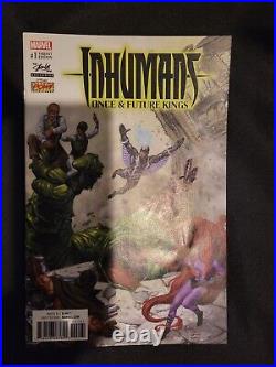 Inhumans Once & Future Kings # STAN LEE SIGNED Box Variant
