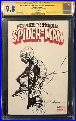 JAE LEE ORIGINAL Signed Sketch Art CGC 9.8 Spider-Man Comic Book Stan not CBCS