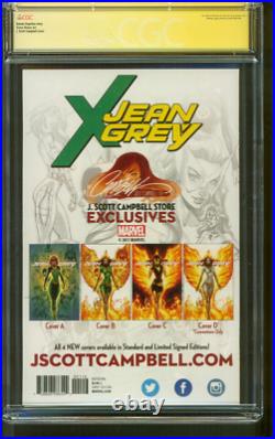 Jean Grey 1 CGC 9.8 2XSS Stan Lee Campbell Variant B Dark Phoenix X Men Movie