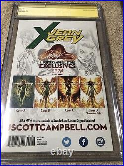 Jean Grey 1 CGC 9.8 2XSS Stan Lee Campbell Variant B Dark Phoenix X Men Movie