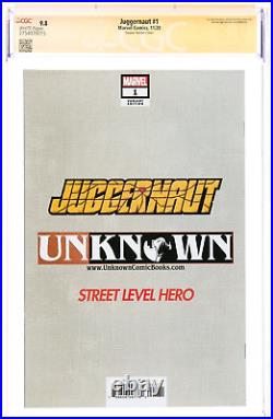 Juggernaut #1 CGC 9.8 SS Signed Suayan Unknown Comics Variant 1st App D-cell