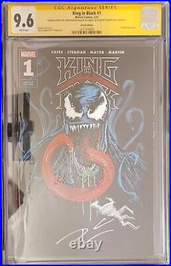King in Black #1 CGC 9.8 Sketch Cover by Bolerjack Signed by Cates