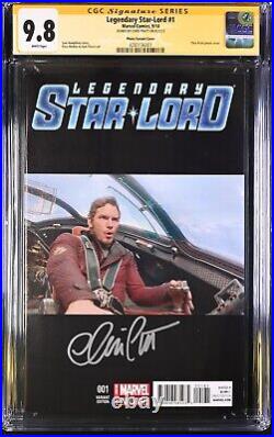Legendary Star Lord 1 Movie Photo Variant CGC SS 9.8 Signed by Chris Pratt