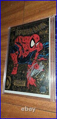 Lot 3 SPIDER-MAN 1 TORMENT GOLD, silver, green VARIANT SS SIGNED STAN LEE