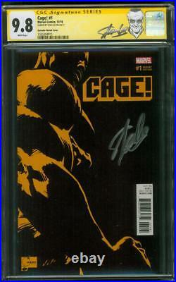 Luke Cage 1 CGC SS 9.8 Stan Lee Sign Label Joe Quesada Variant Defenders TV Show