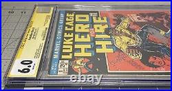Luke Cage #1 Cgc 6.0 Fn 1st Appearances Key? White Pages Signed By Stan Lee