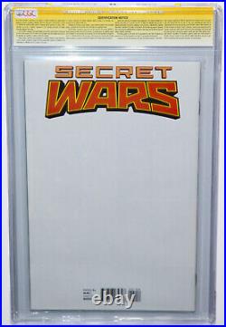MARVEL SECRET WARS #1 FADE VARIANT CGC 9.8 SS SIGNED 2x BY STAN LEE & MCGUINNESS