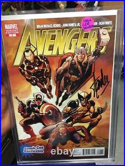 MINT Gem Stan Lee Comic Con Exclusive Signed Avengers 1 Variant Edition