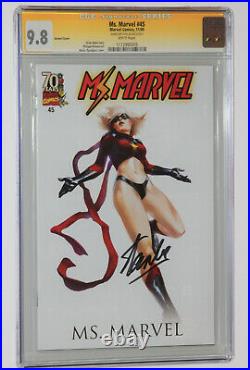 MS MARVEL #45 CGC 9.8 SS SIGNED by STAN LEE, Variant70 Years Of MarvelAVENGERS