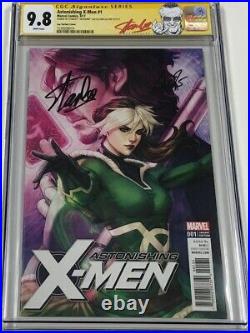 Marvel Astonishing X-men #1 Signed Stan Lee & Artgerm CGC 9.8 SS 1100 Variant