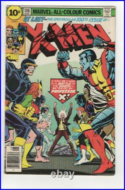 Marvel Comic? The X-Men #100 Aug. 1976 KEY Claremont Signature BRONZE AGE VF+8.5