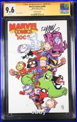 Marvel Comics #1000 CGC 9.6 Skottie Young Signed Cover Variant