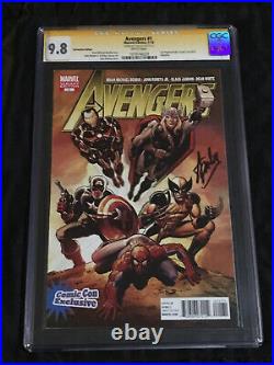 Marvel Comics 2010 Avengers #1 L. A. Convention Variant CGC 9.8 Stan Lee Signed