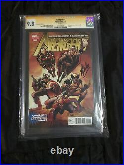 Marvel Comics 2010 Avengers #1 L. A. Convention Variant CGC 9.8 Stan Lee Signed
