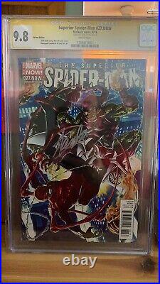 Marvel Comics SUPERIOR SPIDER-MAN #27 CGC SS 9.8 150 Variant STAN LEE SIGNED