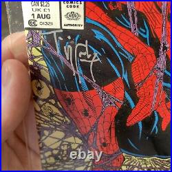 Marvel Comics Spider-man 1 1990 Signed By Todd Mcfarlane No Coa Very Rare Sweet