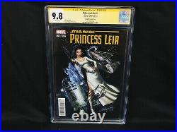 Marvel Comics Star Wars Princess Leia #1 Signed by Stan Lee CGC 9.8 Variant