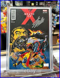 Marvel Death of X #4 (Variant Cover) 2016 (Signed by Stan Lee)