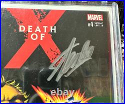 Marvel Death of X #4 (Variant Cover) 2016 (Signed by Stan Lee)